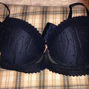 blue Marilyn Monroe bra